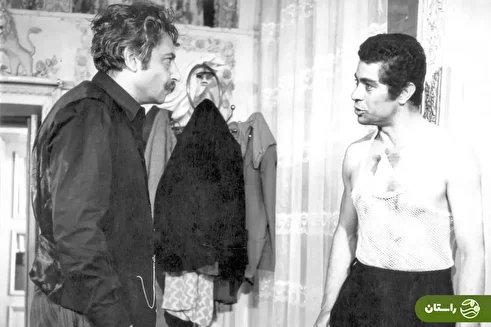 (عکس) جمشید مشایخی، بهروز وثوقی و مسعود کیمیایی در پشت صحنه فیلم قیصر؛ سال ۴۸