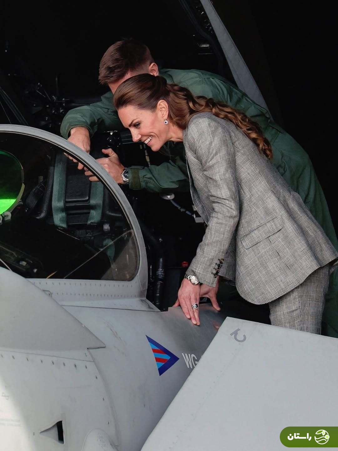 (تصاویر) بازدید کیت میدلتون از پایگاه هوایی سلطنتی کانینگسبی (تصاویر) بازدید کیت میدلتون از پایگاه هوایی سلطنتی کانینگسبی