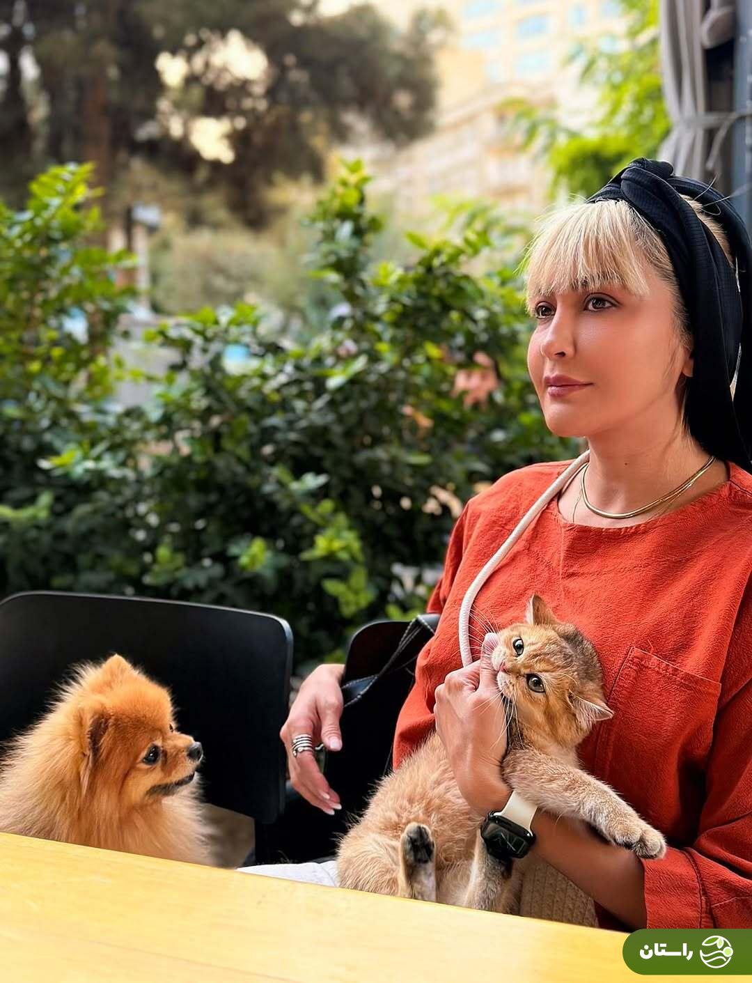 (عکس) مریم معصومی با گربه و سگ خانگی‌اش؛ منو وروجکام ...