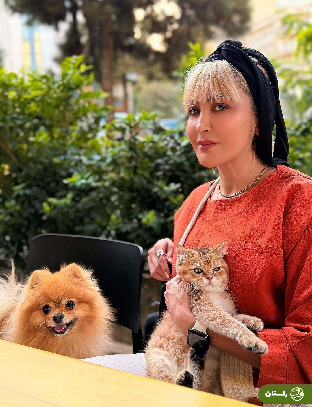 (عکس) مریم معصومی با گربه و سگ خانگی‌اش؛ منو وروجکام ...