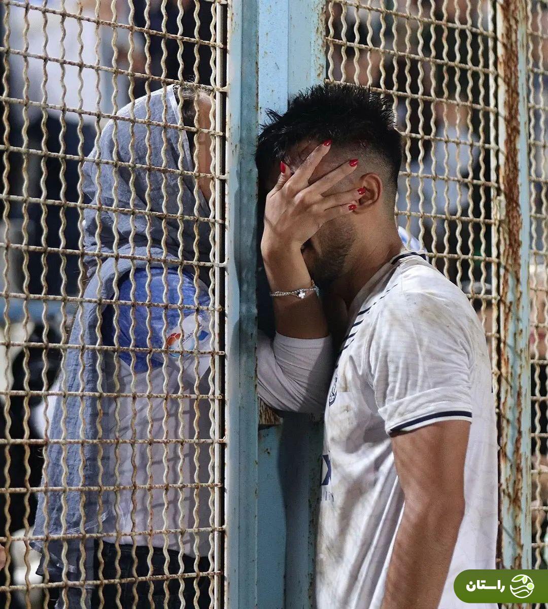 (عکس) شادی گل عاشقانه ابوذر صفرزاده، بازیکن ملوان با همسرش وایرال شد