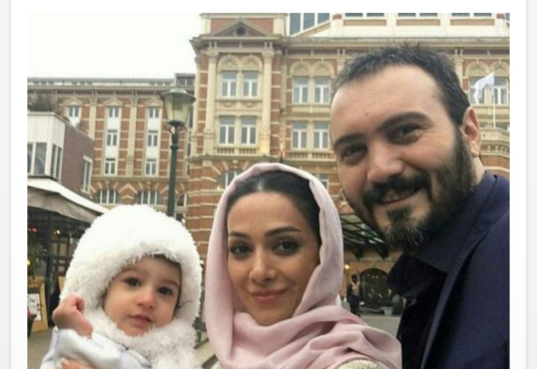 تصویری از دختر زیبای کامبیز دیرباز و همسرش