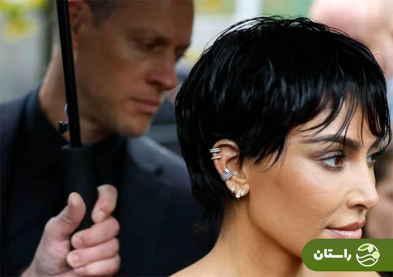 (عکس) کیم کارداشیان با یک تغییر اساسی در موهایش دوباره به سرخط خبرهای دنیای مُد آمد!