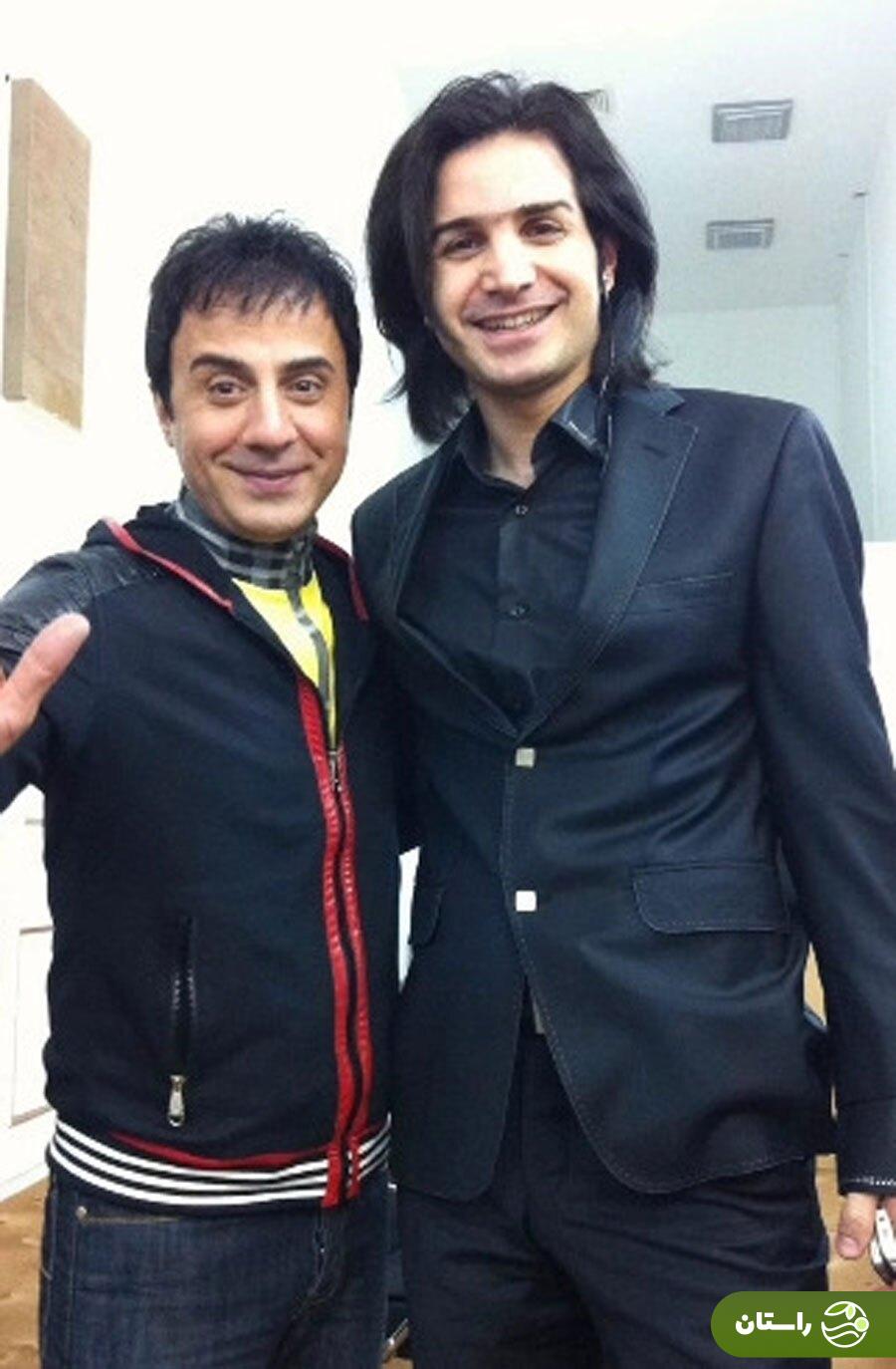 عکس یادگاری و زیرخاکیِ عموپورنگ با جواد عزتی و محسن یگانه