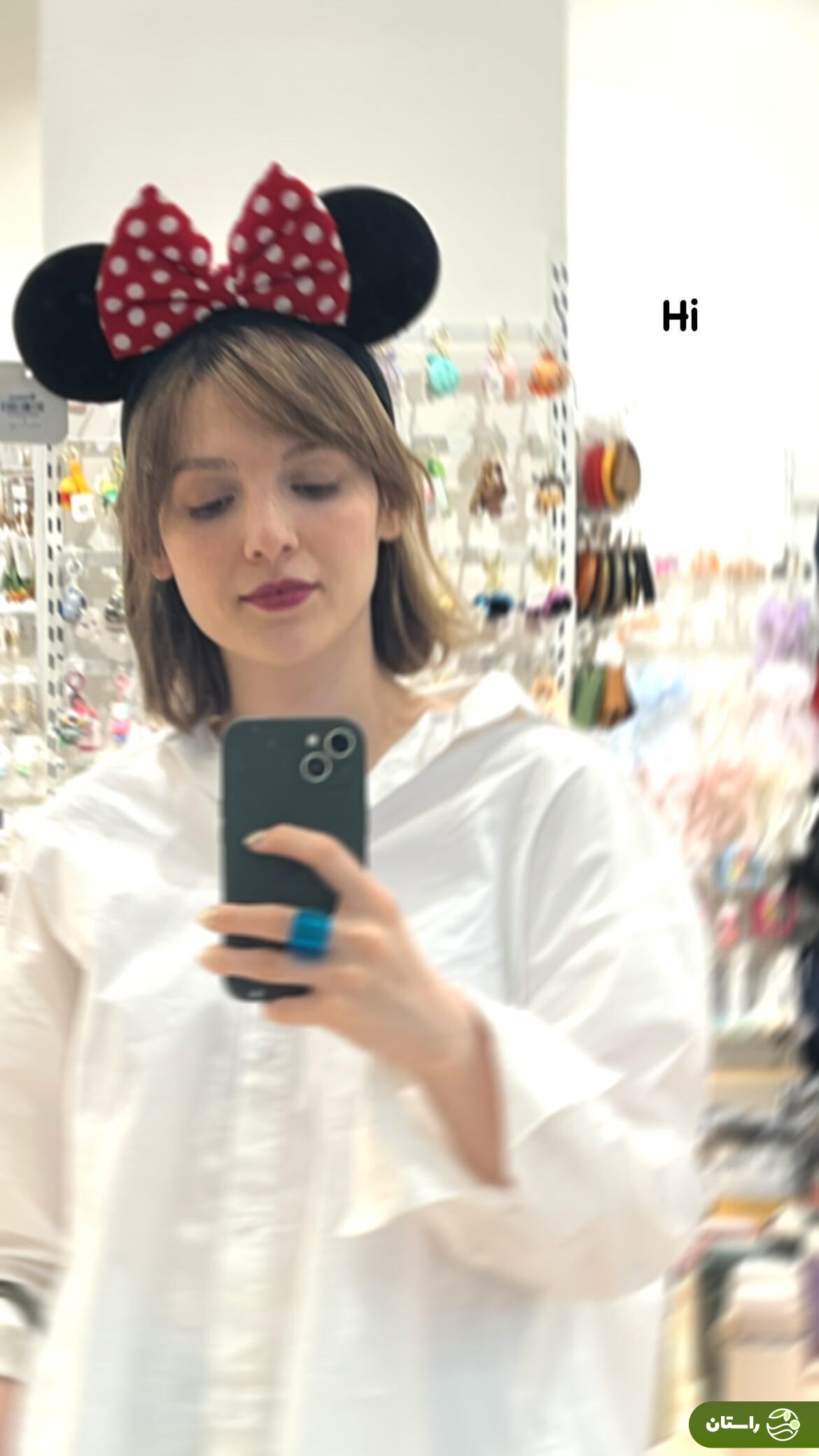 (عکس) سلفی مهسا حجازی، شیرین سریال تاسیان با یک کلاه بامزه