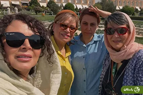 (تصاویر) تیپ خاص شهره سلطانی و گوهر خیراندیش در سفر به اصفهان