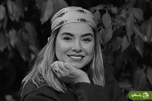 (عکس) خواهر بهنام بانی با دستمال سر در پشت صحنه تئاتر