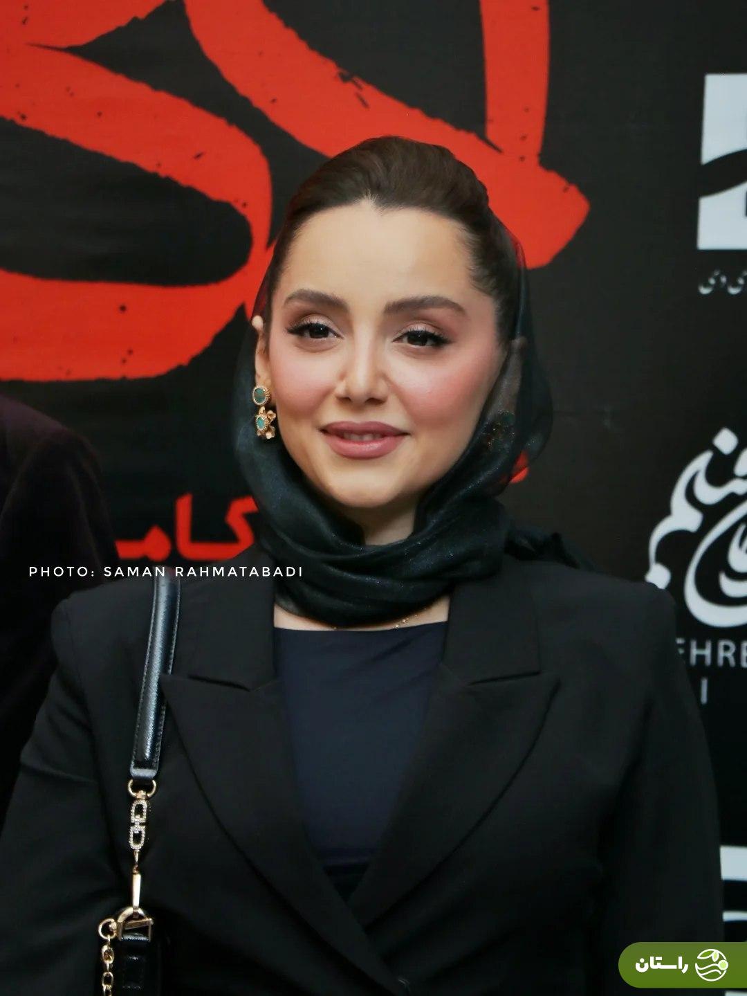 (تصاویر) استایل نازنین بیاتی در اکران خصوصی لاک‌پشت