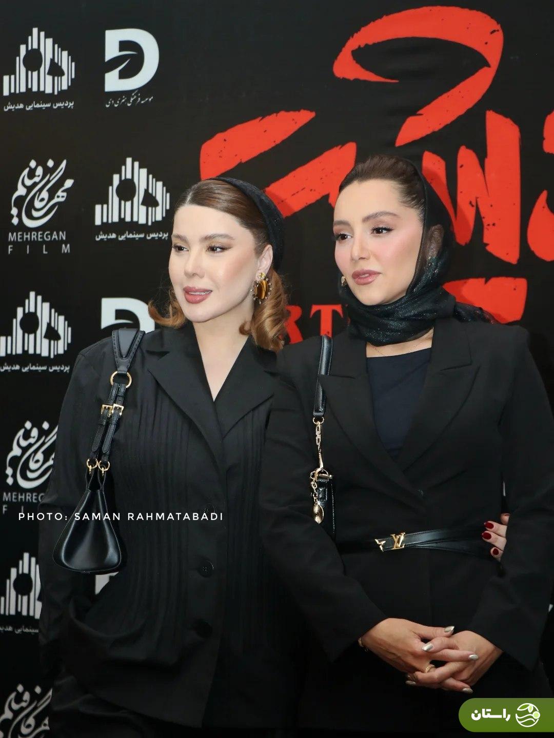 (تصاویر) استایل نازنین بیاتی در اکران خصوصی لاک‌پشت