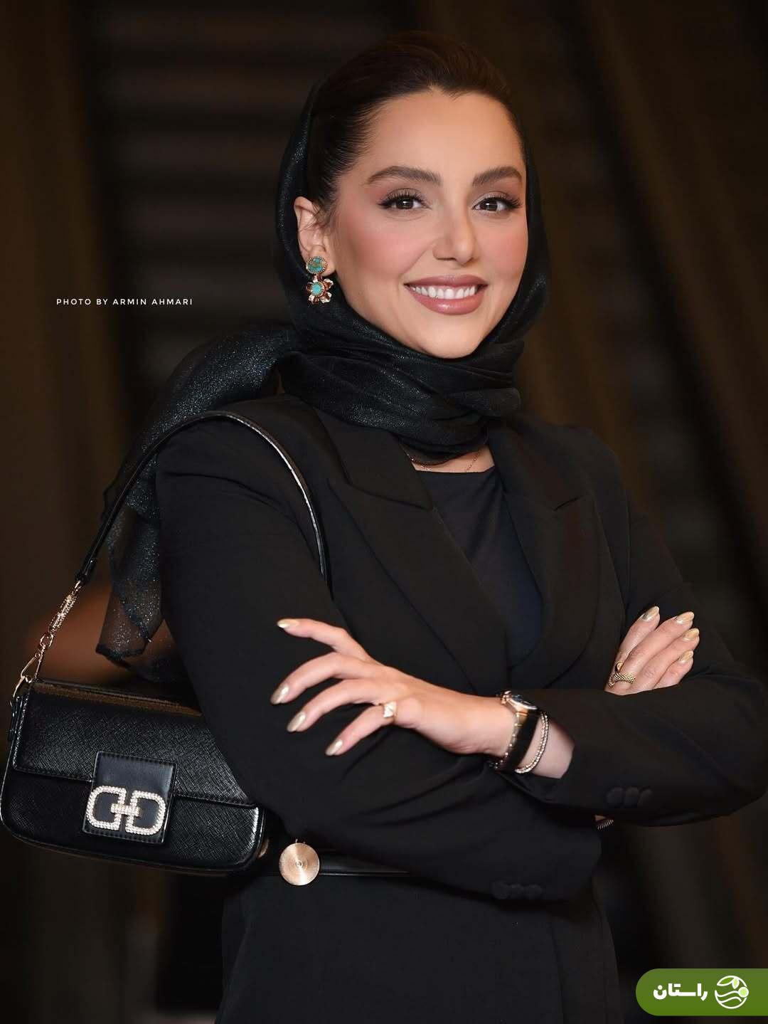 (تصاویر) استایل نازنین بیاتی در اکران خصوصی لاک‌پشت