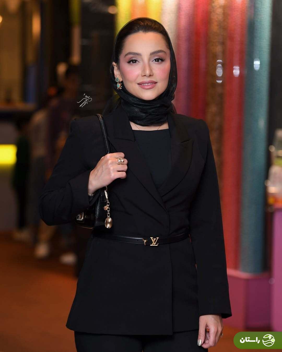 (تصاویر) استایل نازنین بیاتی در اکران خصوصی لاک‌پشت