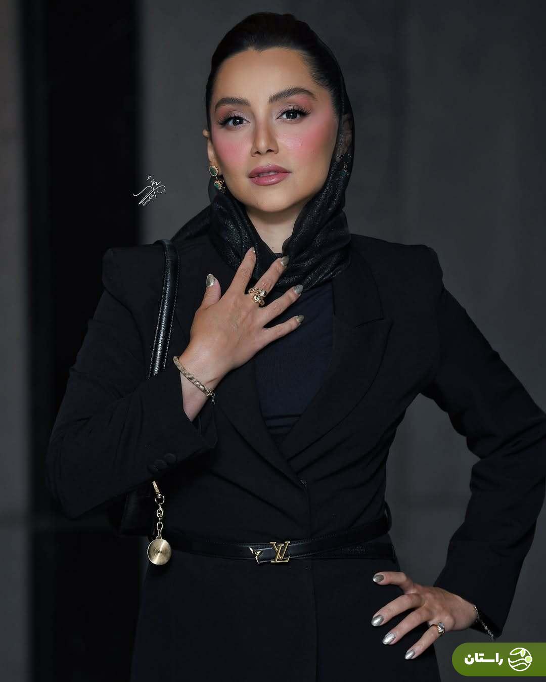 (تصاویر) استایل نازنین بیاتی در اکران خصوصی لاک‌پشت