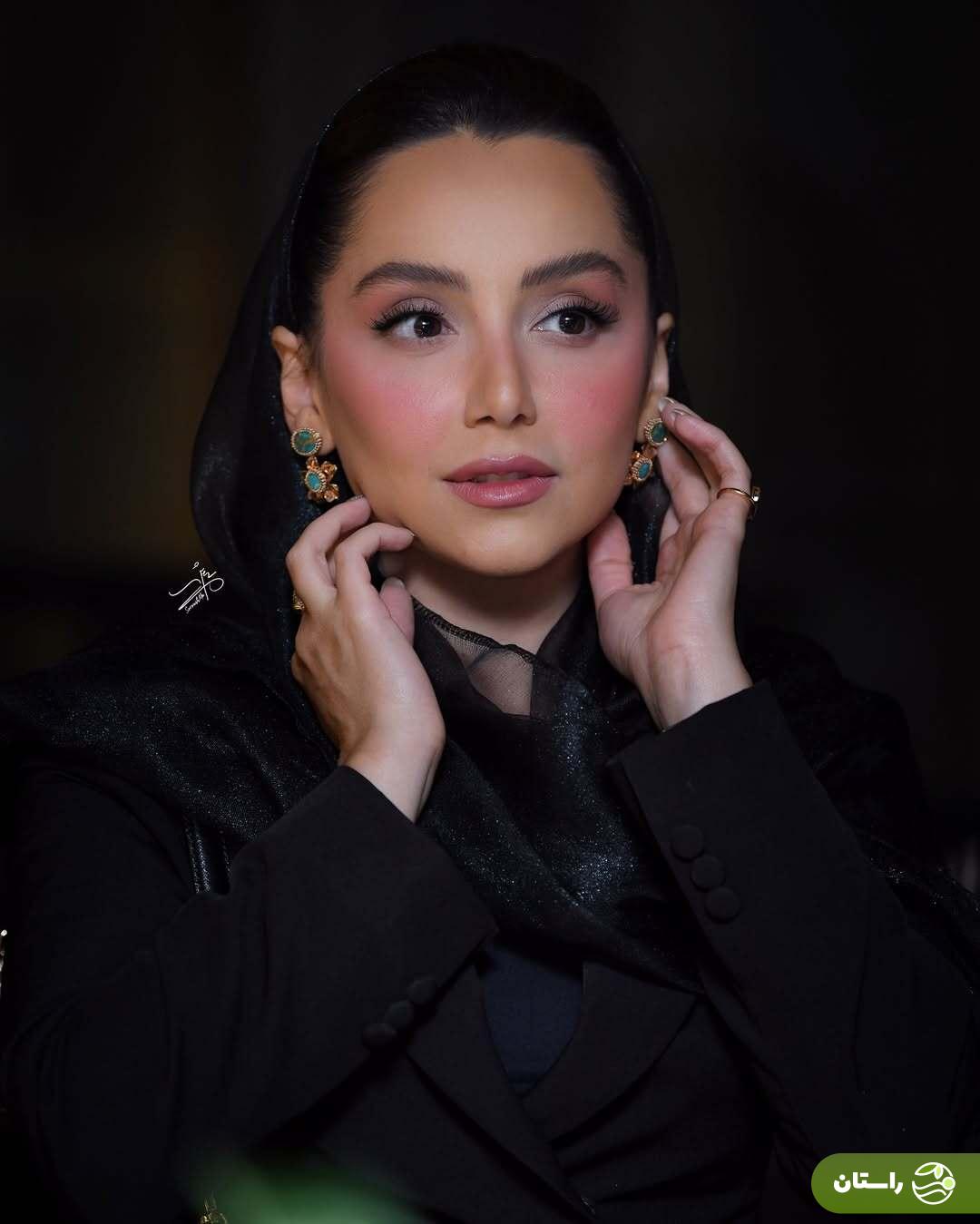 (تصاویر) استایل نازنین بیاتی در اکران خصوصی لاک‌پشت