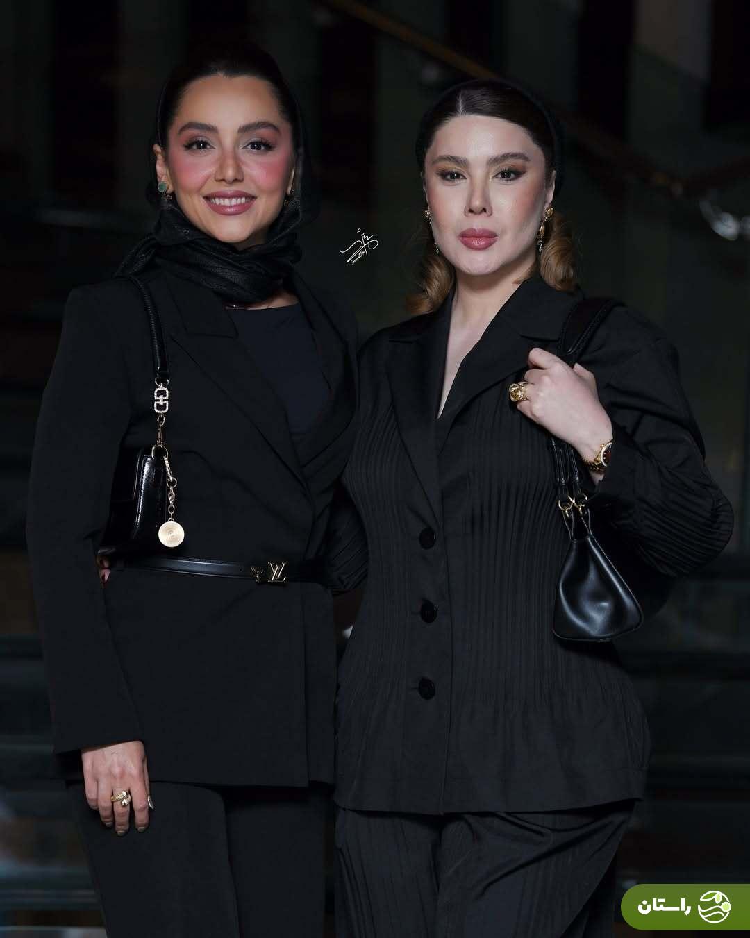 (تصاویر) استایل متفاوت و خاص نازنین کریمی در اکران خصوصی لاک‌پشت