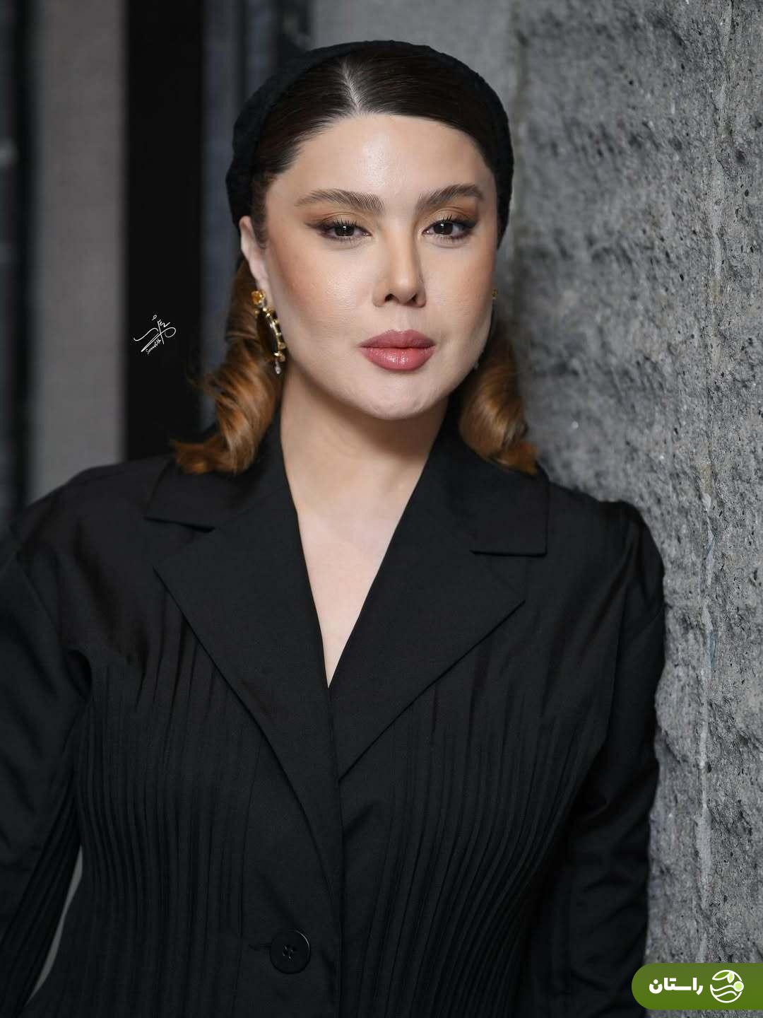 (تصاویر) استایل متفاوت و خاص نازنین کریمی در اکران خصوصی لاک‌پشت