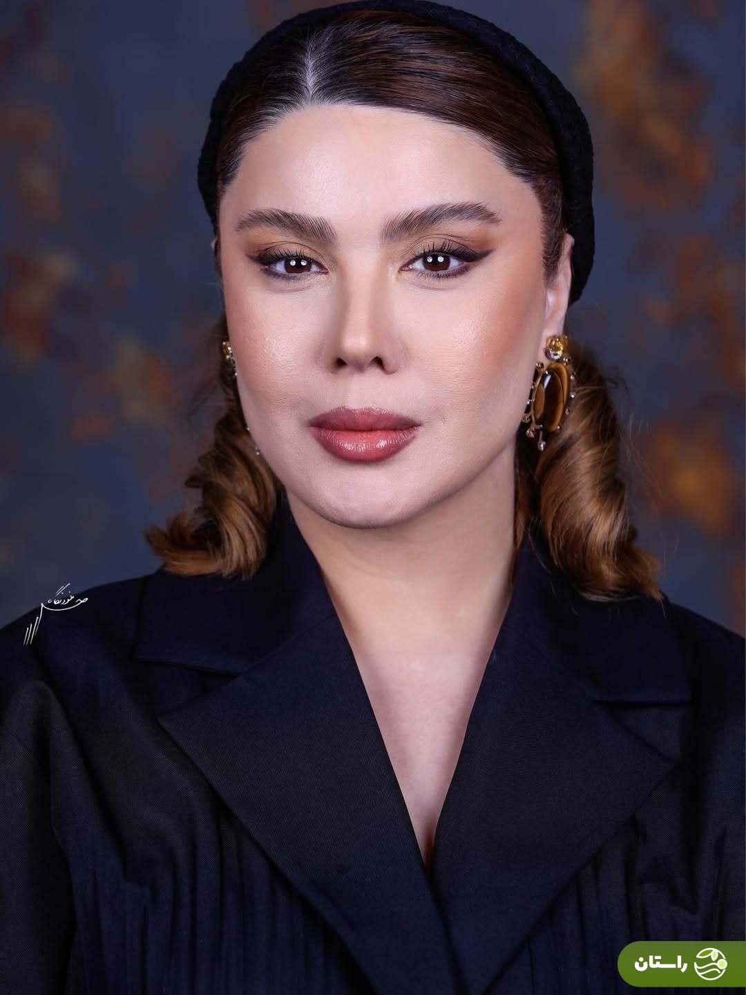 (تصاویر) استایل متفاوت و خاص نازنین کریمی در اکران خصوصی لاک‌پشت