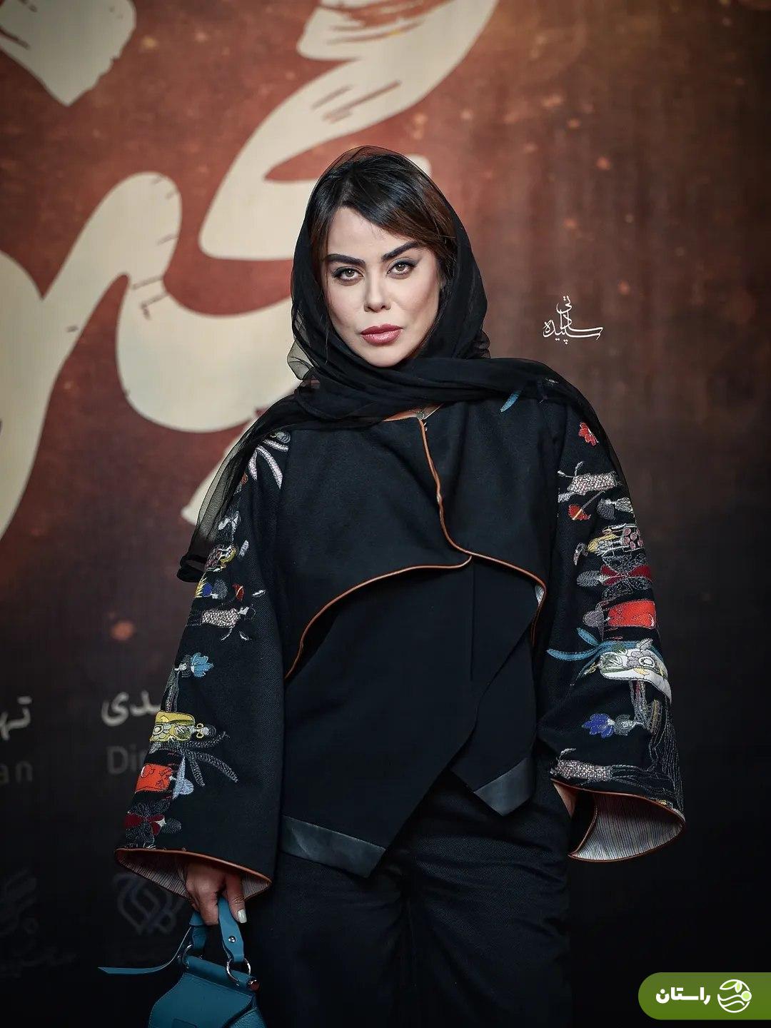 (تصاویر) الهام اخوان در اکران افتتاحیه فیلم «مجنون»