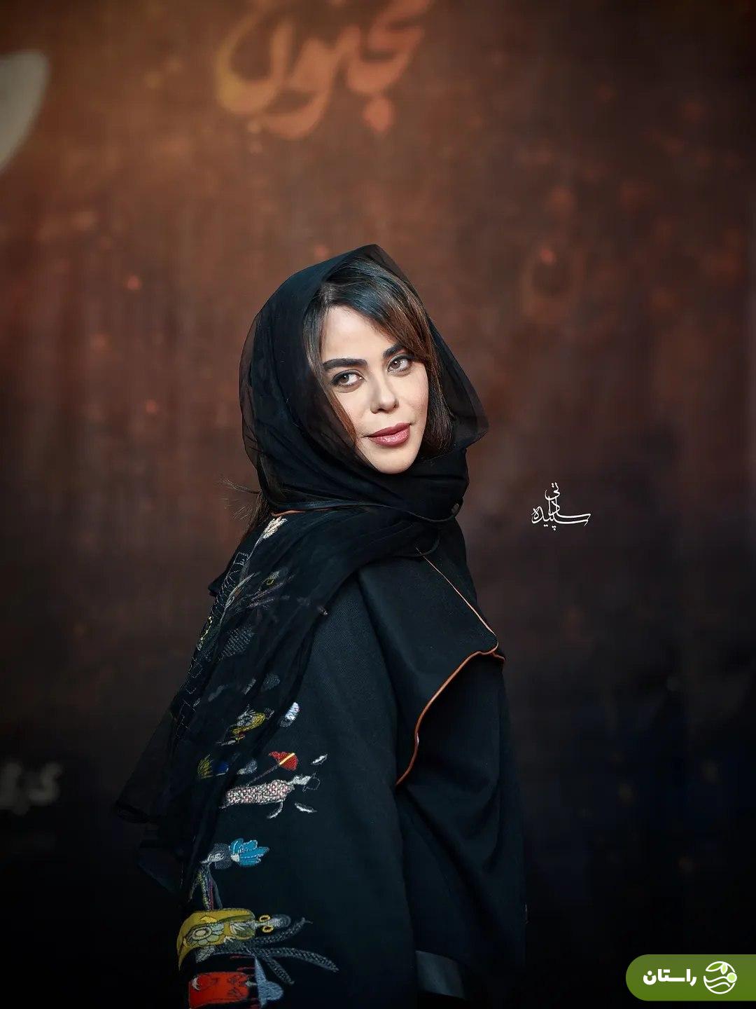 (تصاویر) الهام اخوان در اکران افتتاحیه فیلم «مجنون»