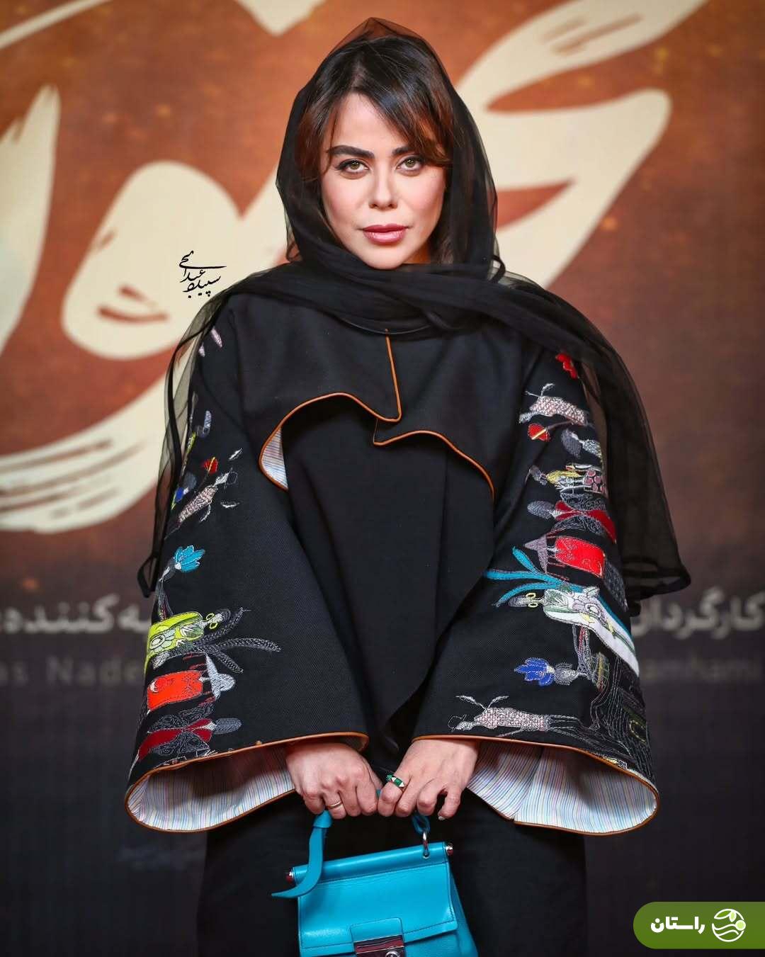 (تصاویر) الهام اخوان در اکران افتتاحیه فیلم «مجنون»