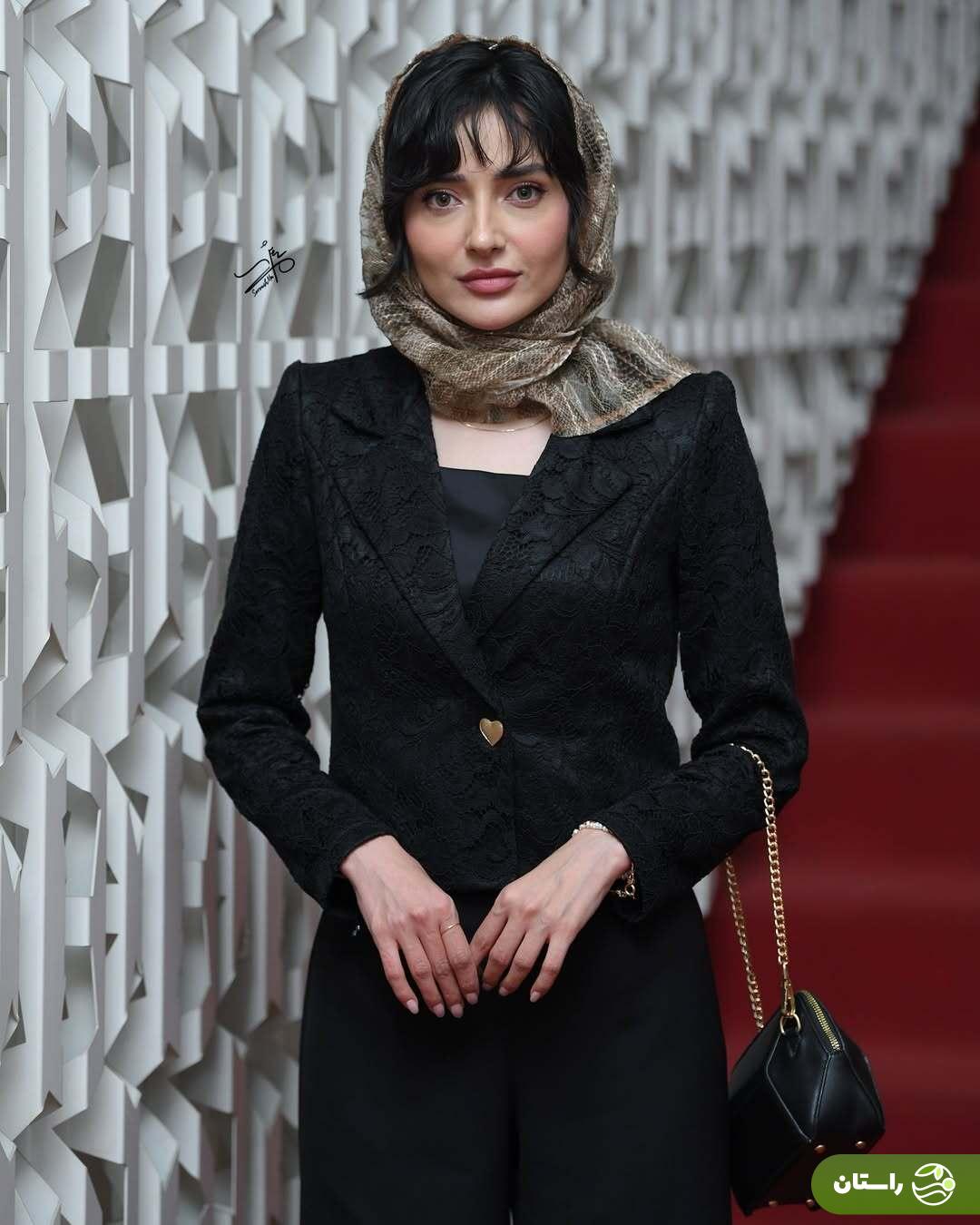 (تصاویر) سیاوش و آوا سریال «شغال» در اکران افتتاحیه فیلم «مجنون»