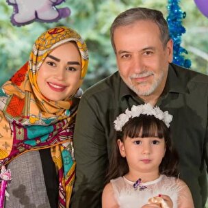 (عکس) عباس عراقچی و همسرش آرزو احمدوند در جشن تولد ۴ سالگی دخترشان سوگل