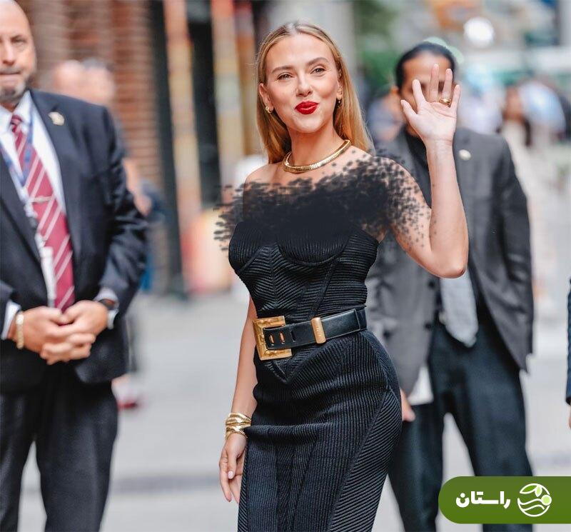 (تصاویر) اسکارلت جوهانسون ۴۰ ساله در نیویورک همه را مبهوت کرد