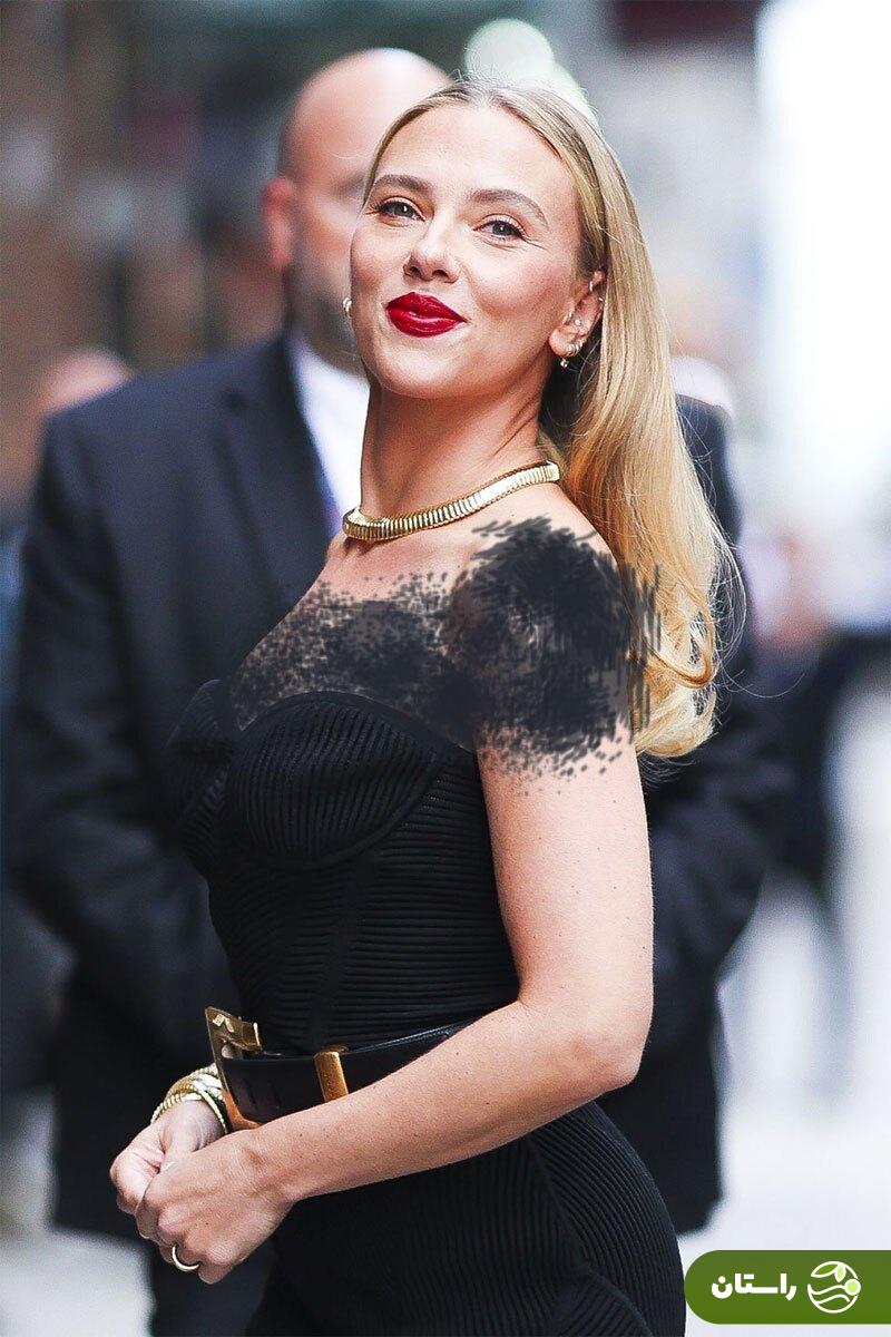 (تصاویر) اسکارلت جوهانسون ۴۰ ساله در نیویورک همه را مبهوت کرد