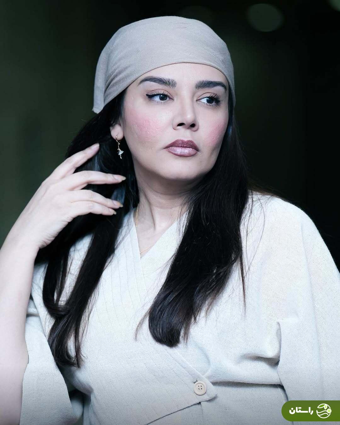 (تصاویر) استایل شیک ندا قاسمی، شیرین «نون خ» در اکران فیلم «مجنون»