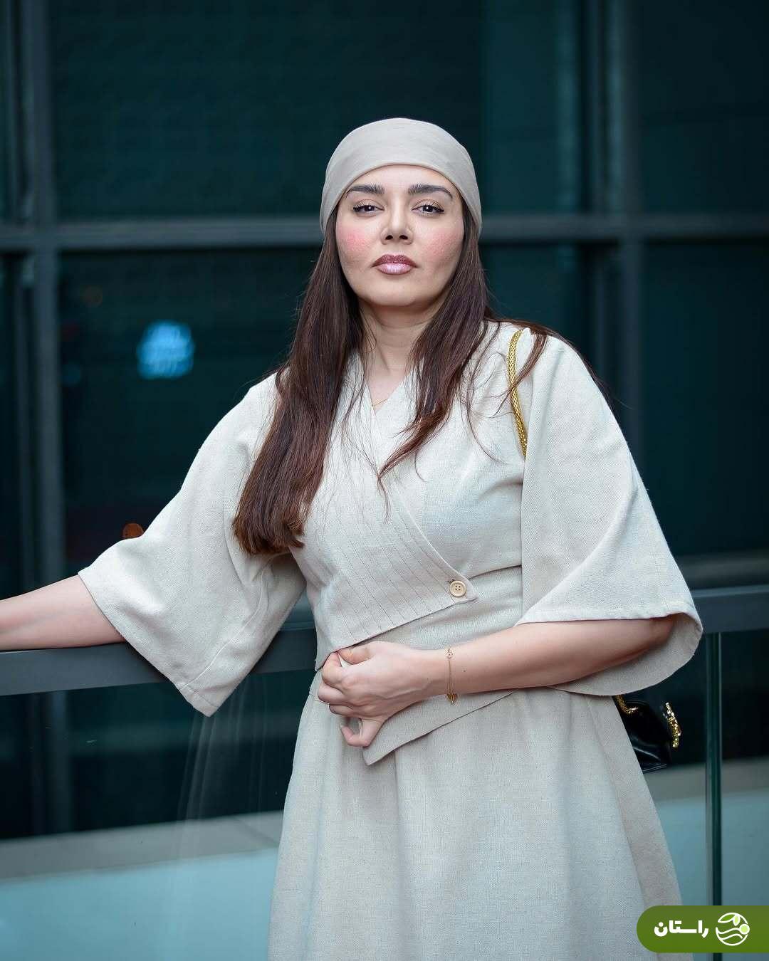 (تصاویر) استایل شیک ندا قاسمی، شیرین «نون خ» در اکران فیلم «مجنون»