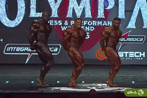 (ویدئو) فیگورگیری هادی چوپان و رقبایش در فینال مسترالمپیا ۲۰۲۵