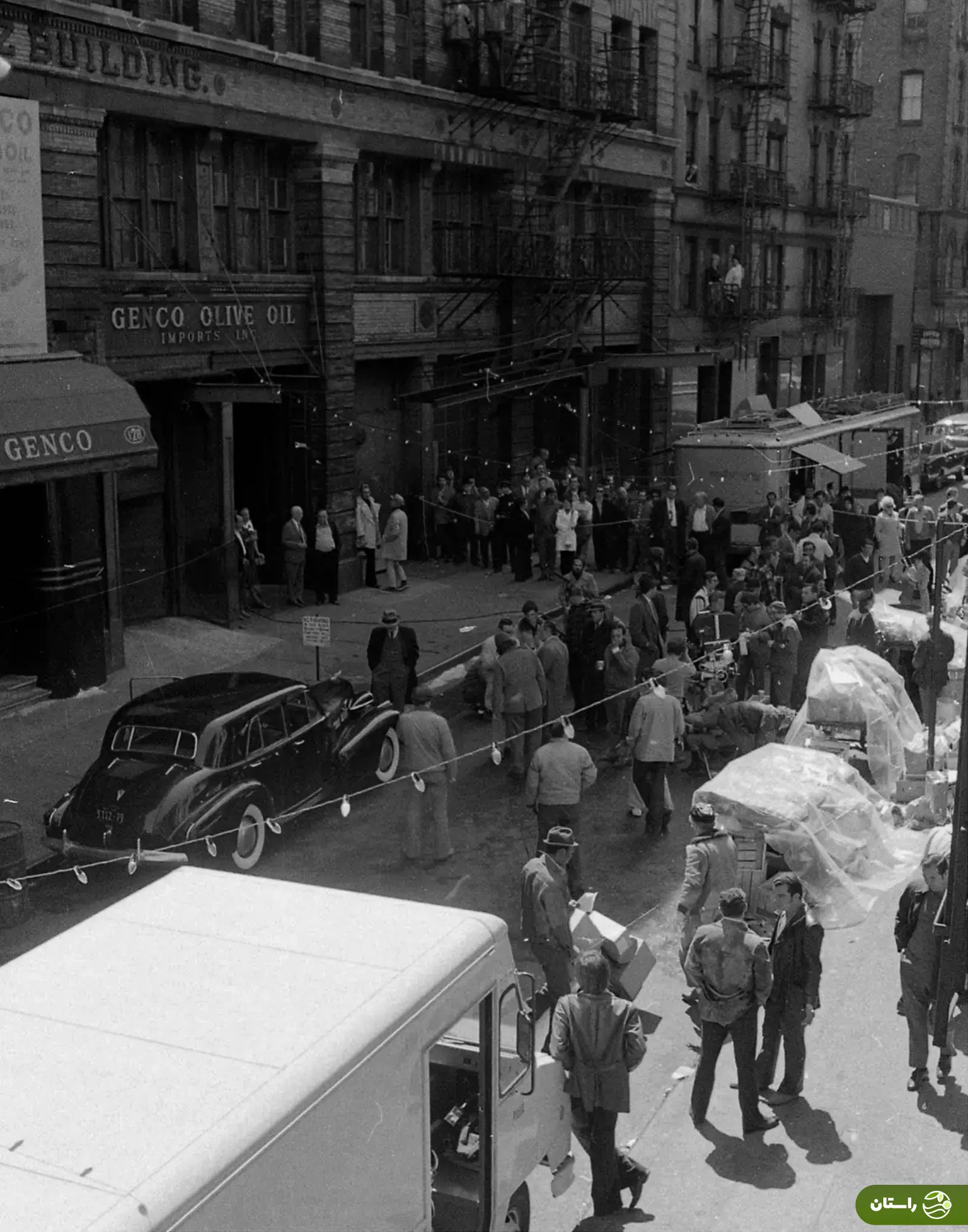 تونل زمان؛ عکس‌های دیده‌نشده از پشت صحنه سکانس حمله به دون کورلئونه در فیلم پدرخوانده؛ سال ۱۹۷۱