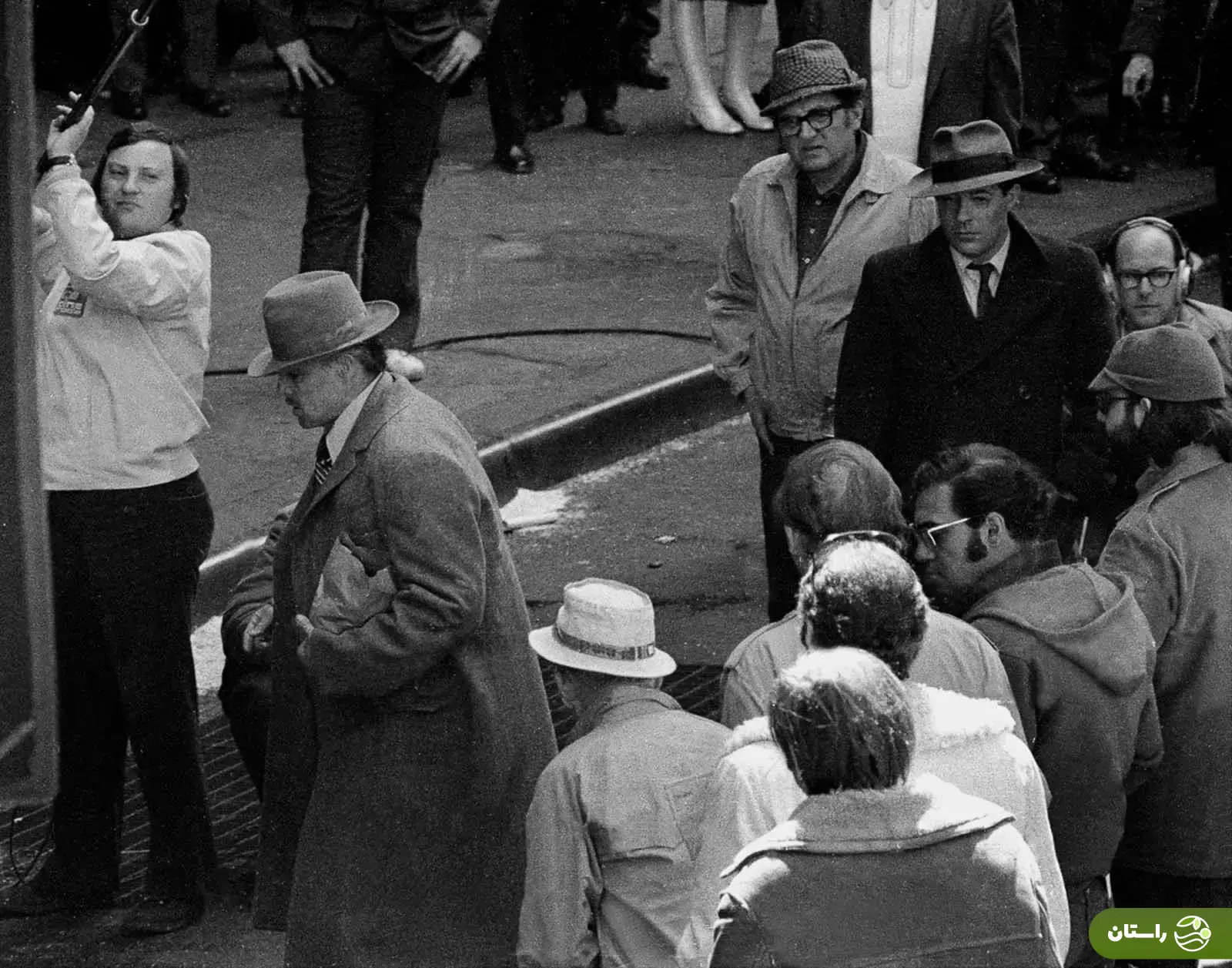 تونل زمان؛ عکس‌های دیده‌نشده از پشت صحنه سکانس حمله به دون کورلئونه در فیلم پدرخوانده؛ سال ۱۹۷۱