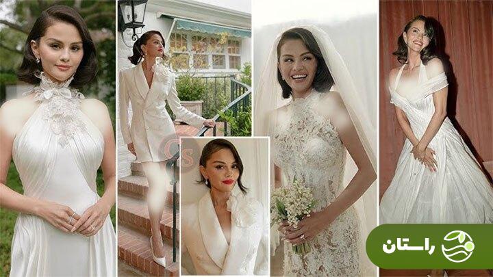 (عکس) لباس چهارم عروسی سلنا گومز فاش شد! کت کوتاه جذاب سفید! (عکس) لباس چهارم عروسی سلنا گومز فاش شد! کت کوتاه جذاب سفید!