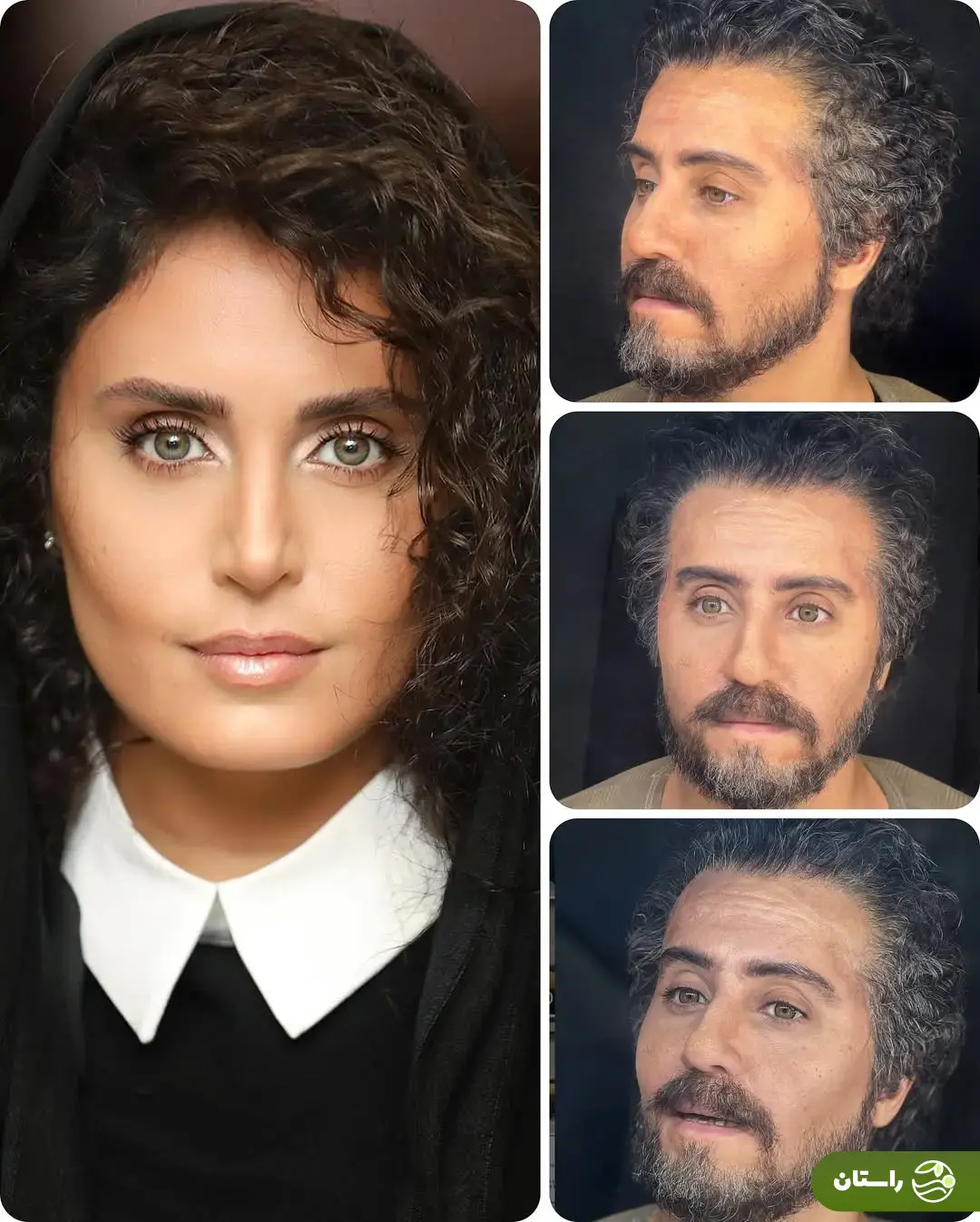 (عکس) گریم مردانه و عجیب الناز شاکردوست