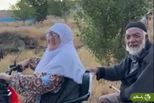 (ویدئو) ماجرای زن ۸۰ ساله‌ای که موتورسواری یاد گرفت