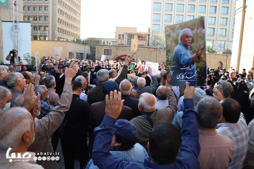 (تصاویر)  مراسم تشییع پیکر مرحوم محمد کاسبی