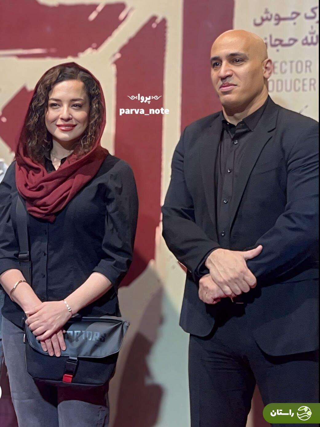 (عکس) مهراوه شریفی‌نیا، علیرضا منصوریان و علیرضا نیکبخت واحدی در اکران «سالن چهار»