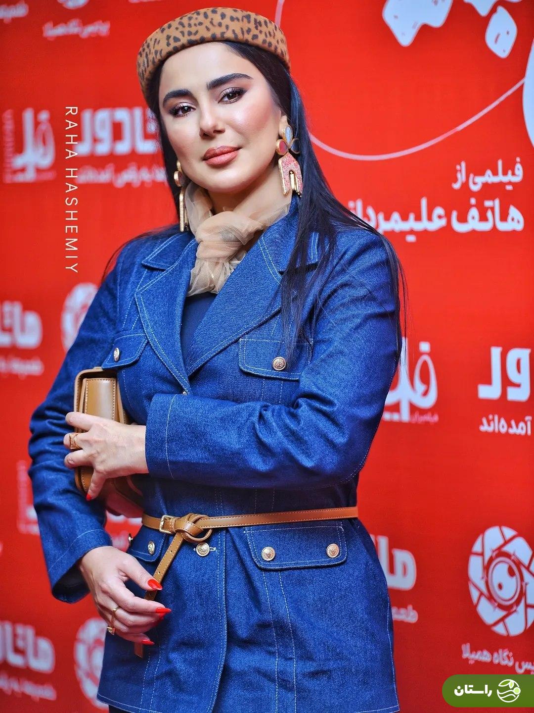 (عکس) استایل خاص شیدا یوسفی در اکران فیلم «کج پیله»