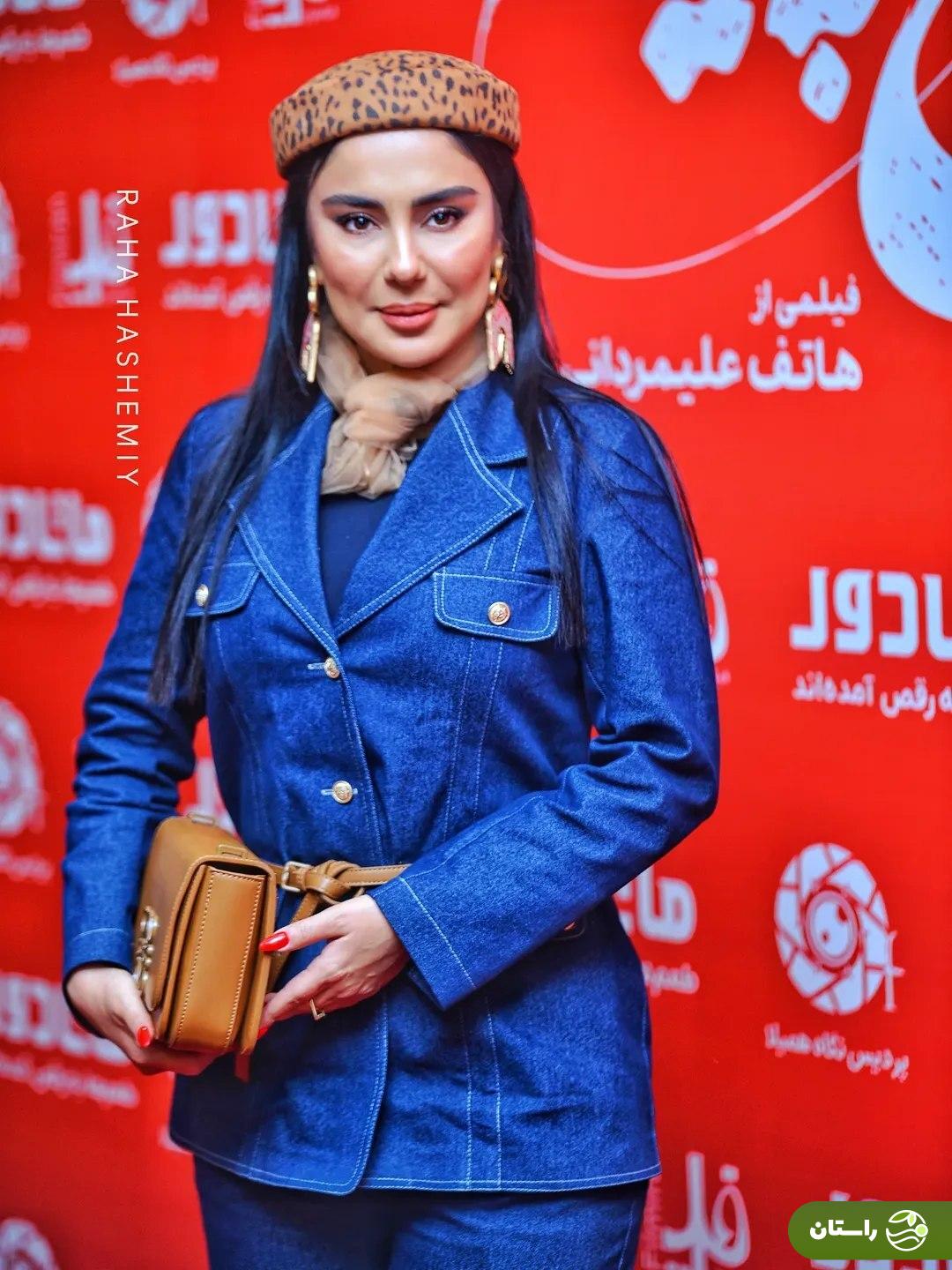 (عکس) استایل خاص شیدا یوسفی در اکران فیلم «کج پیله»