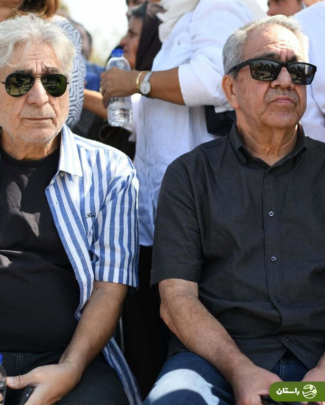 (تصاویر) خاکسپاری ناصر تقوایی در امام‌زاده طاهر کرج با حضور گسترده مردم و هنرمندان