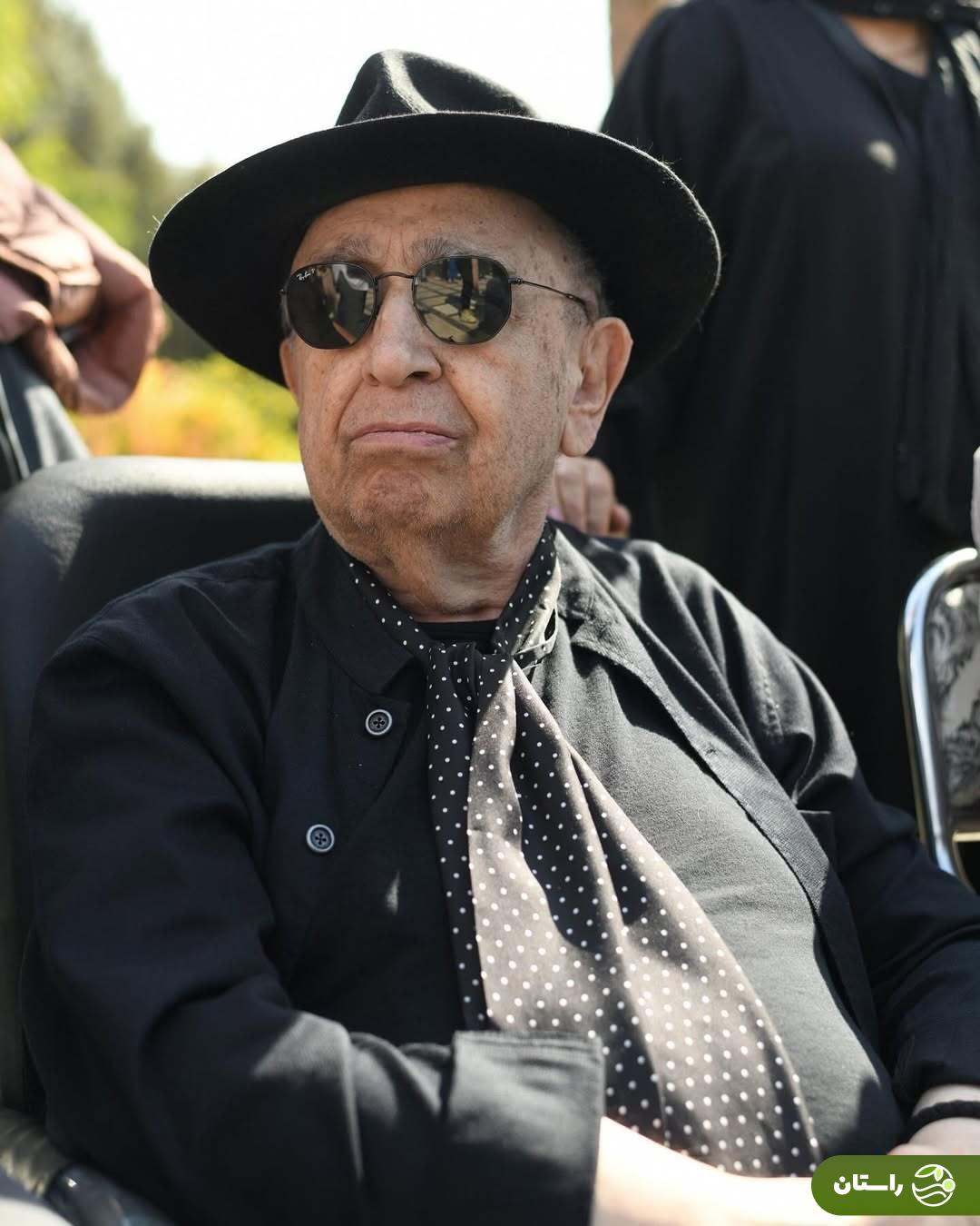 (تصاویر) خاکسپاری ناصر تقوایی در امام‌زاده طاهر کرج با حضور گسترده مردم و هنرمندان