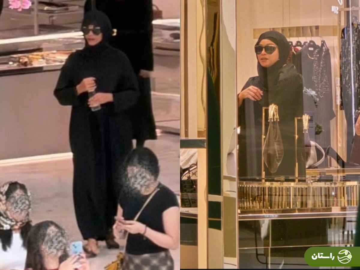 (عکس) بیانسه با حجاب و عبای مشکی در قطر خبرساز شد