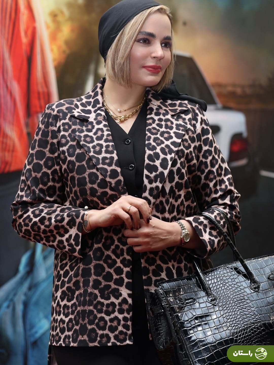 (تصاویر) تیپ متفاوت سپیده خدایاری در اکران مردمی سریال اجل معلق