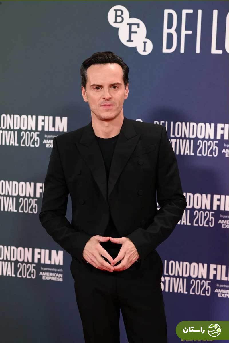 (عکس) استایل خاص اندرو اسکات در فستیوال فیلم لندن (BFI)