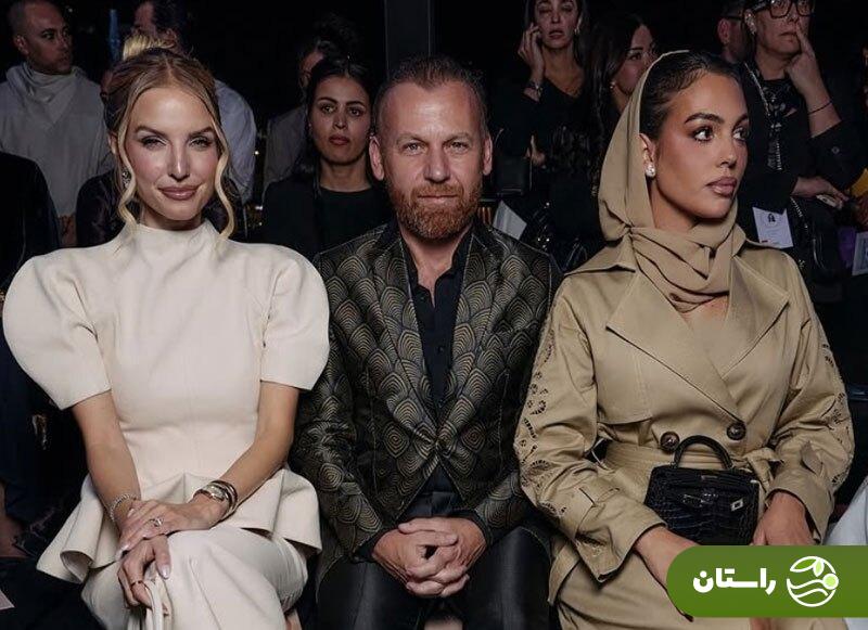 (عکس) استایل خاص جورجینا رودریگز در هفته مد عربستان