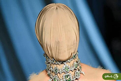 کیم کارداشیان در جشن موزه آکادمی ۲۰۲۵ با یک ماسک عجیب روی صحنه آمد!/ تلاش مدل قدیمی برای دیده شدن!