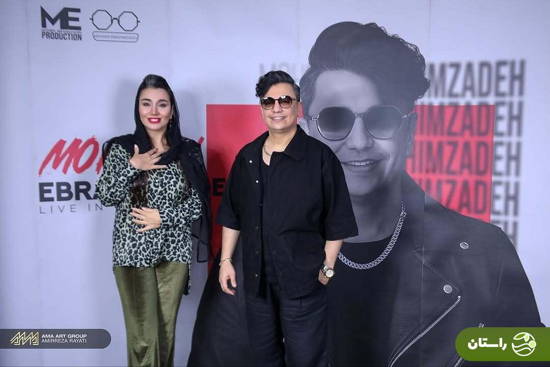 (عکس) استایل عجیب و دهه شصتی خاطره حاتمی در کنسرت