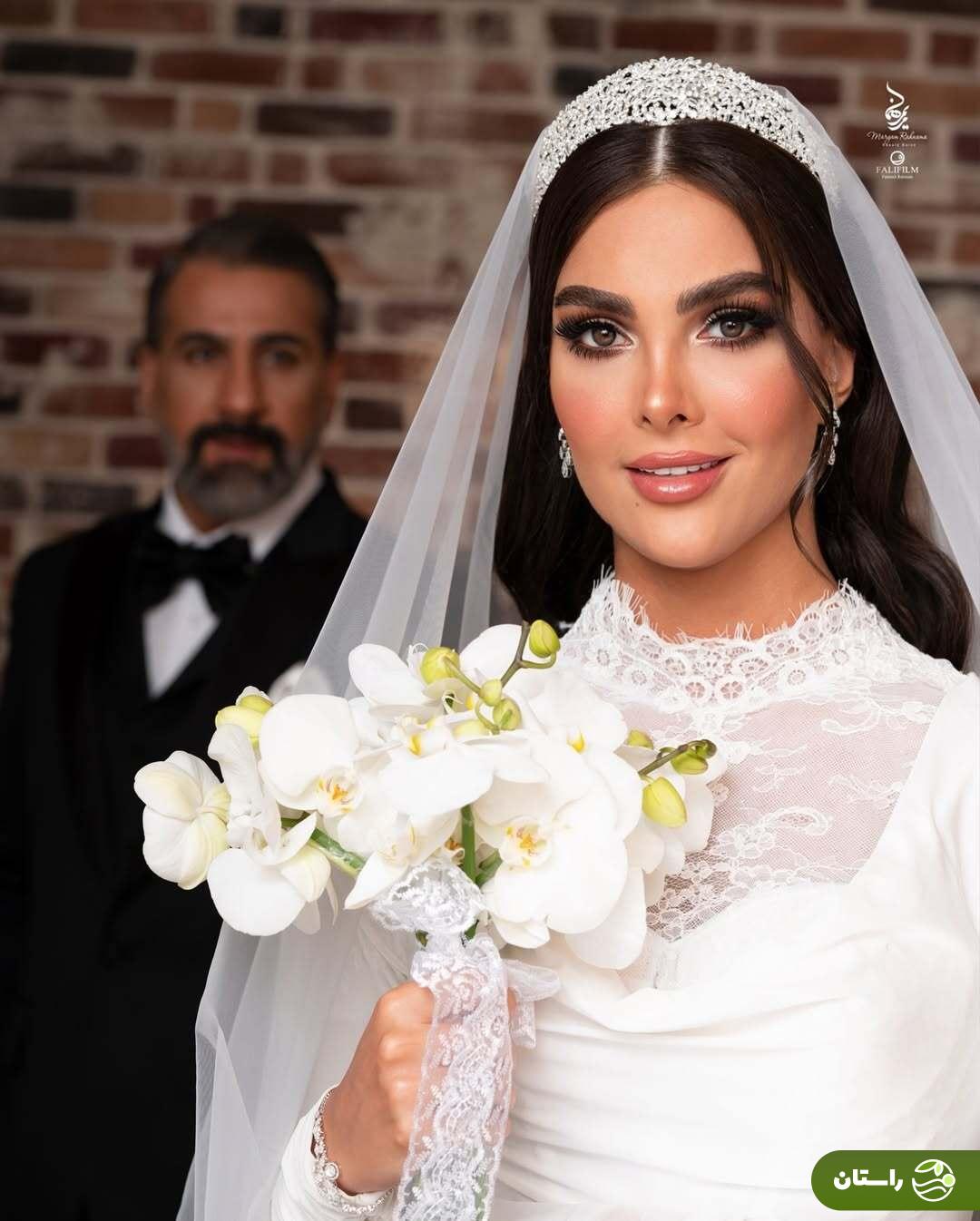 آلبوم تصاویر آتلیه‌ای جشن عروسی محمد نادری و همسرش «الناز»