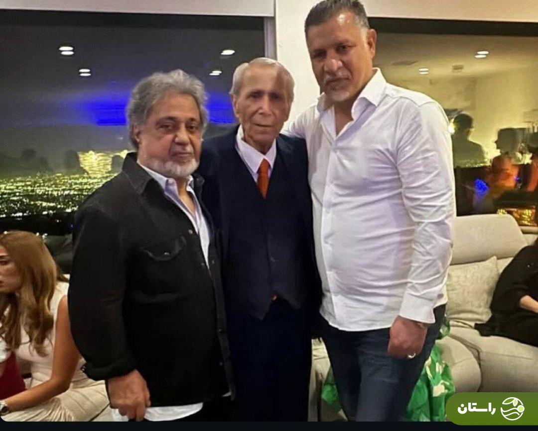 (عکس) علی دایی در کنار داریوش اقبالی