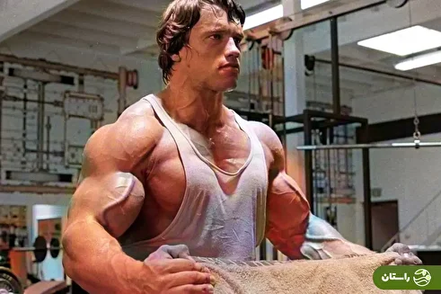 (عکس) تونل زمان؛ آرنولد در مسابقه لیفت سنگ؛ سال ۱۹۶۷
